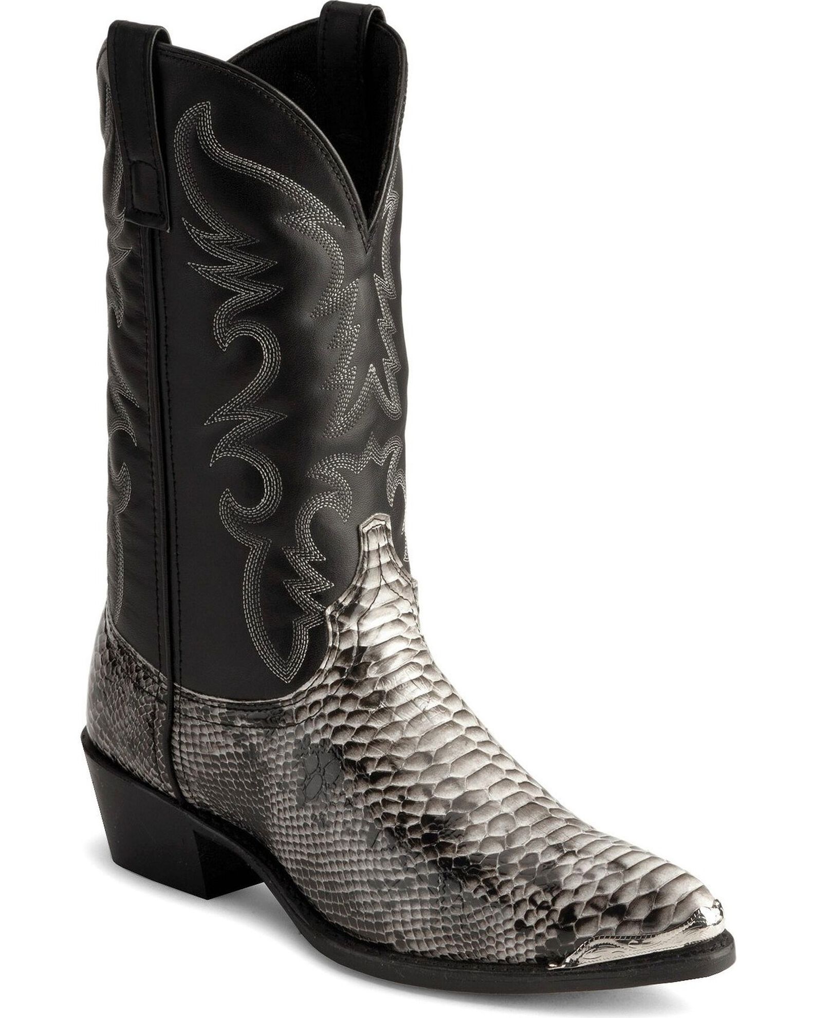 Laredo Men s Snake Print Western Boots Pointed Toe Country
