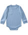Image #2 - Carhartt Infant Boys' Long Sleeve Logo Pocket Onesie, Blue, hi-res
