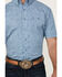 Image #3 - George Strait by Wrangler Men's Paisley Print Short Sleeve Stretch Western Shirt, Blue, hi-res