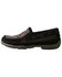 Image #3 - Twisted X Women's Southwestern Vamp Slip-On Driving Moc, Black, hi-res