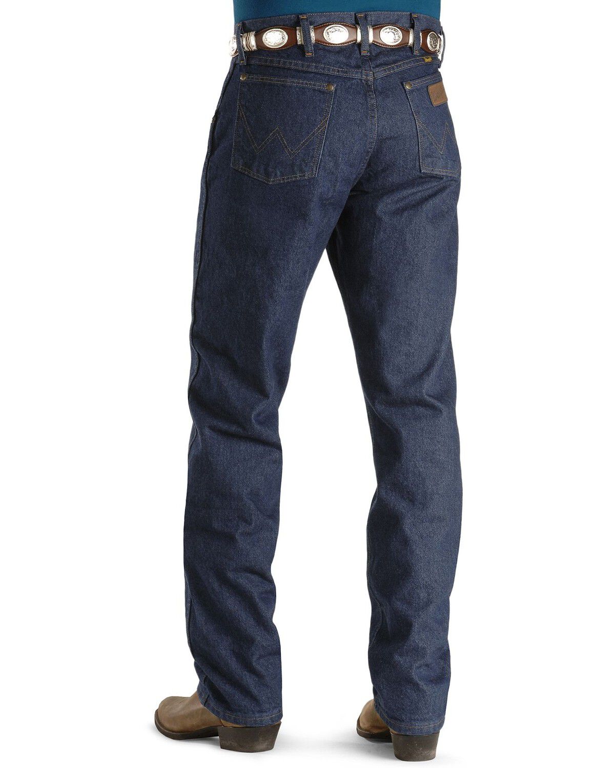 Wrangler Men's 47MWZ Original Fit Prewashed Jeans - 44" to 50" Waist, Indigo, hi-res