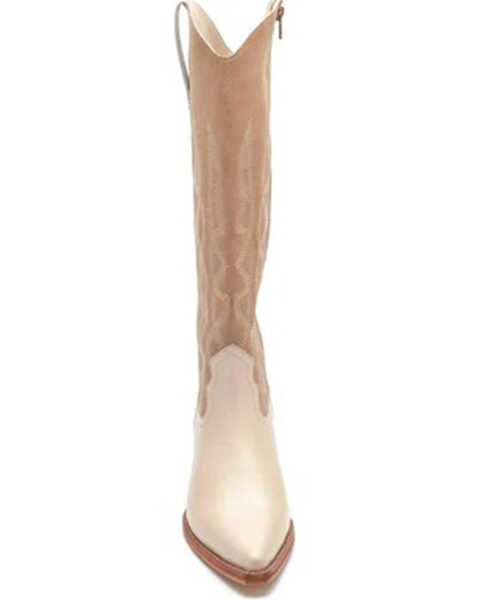 Image #4 - Matisse Women's Alpine Western Boots - Snip Toe , Ivory, hi-res