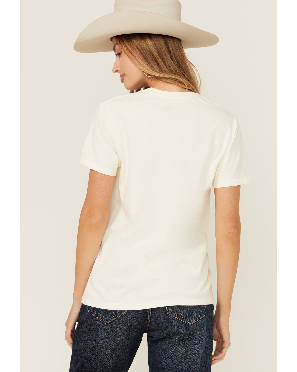 Image #4 - Cut & Paste Women's Sunset Short Sleeve Graphic Tee, Cream, hi-res