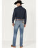 Image #3 - Wrangler Retro Men's Beauford Light Wash Slim Bootcut Stretch Denim Jeans - Tall, Light Wash, hi-res