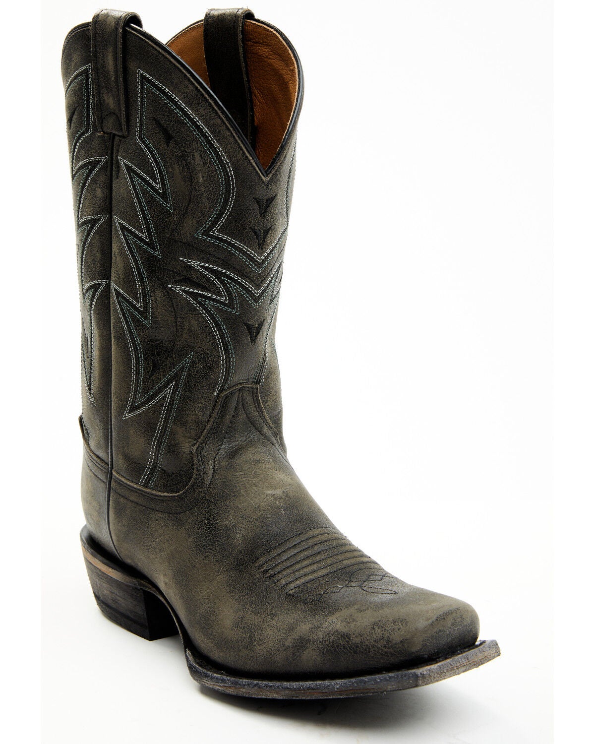 Moonshine Spirit&reg; Men's Kelsey Western Boots - Broad Square Toe, Black, hi-res