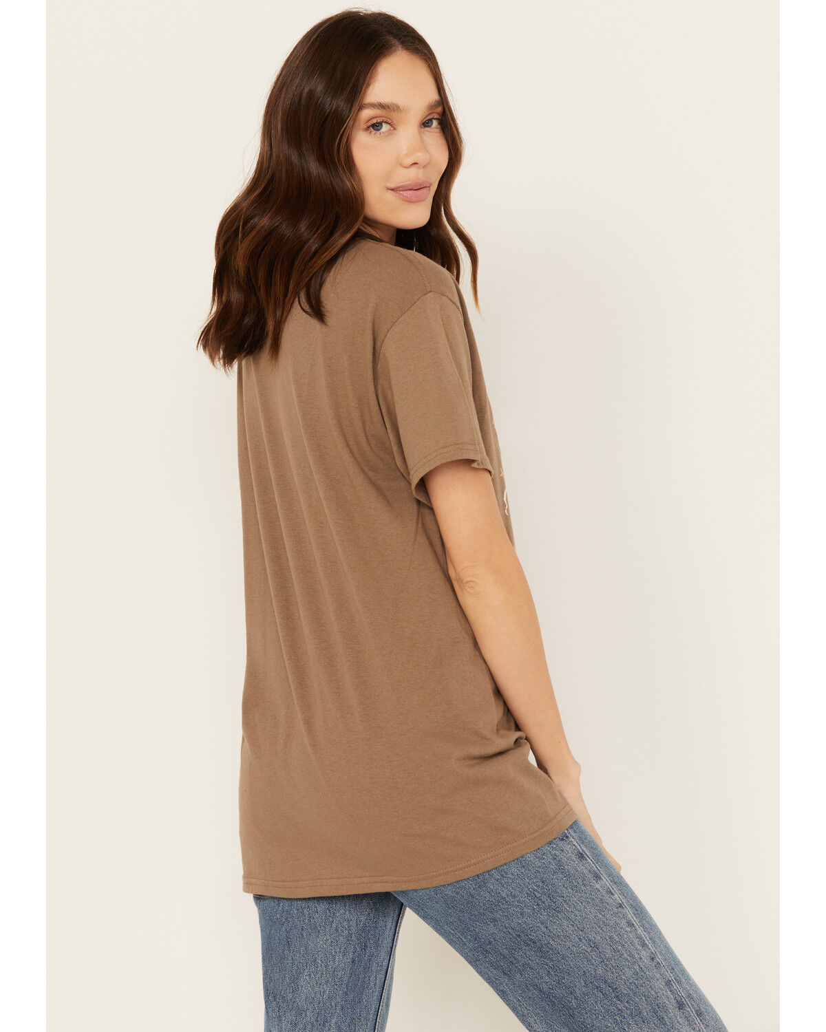 Image #4 - Somewhere West Women's Mojave Desert Short Sleeve Graphic Tee, Brown, hi-res
