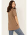 Image #4 - Somewhere West Women's Mojave Desert Short Sleeve Graphic Tee, Brown, hi-res