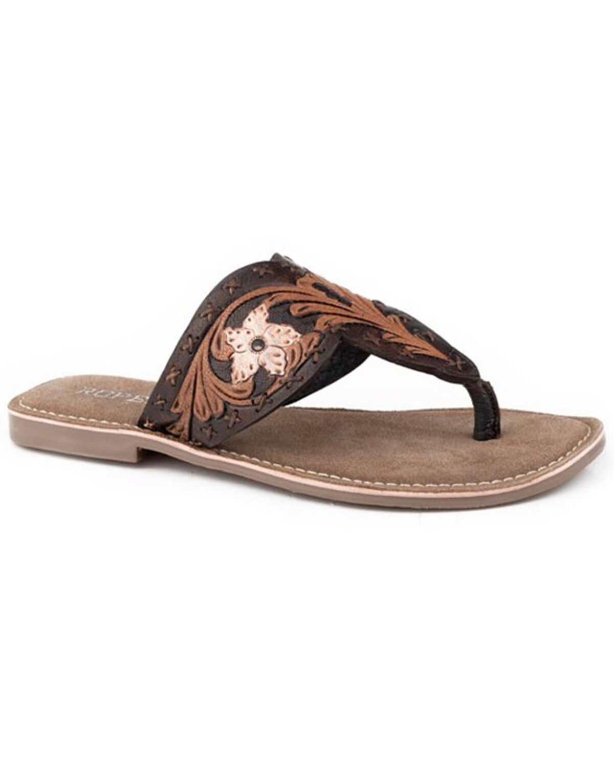 Image #1 - Roper Women's Juliet Sandals, Brown, hi-res