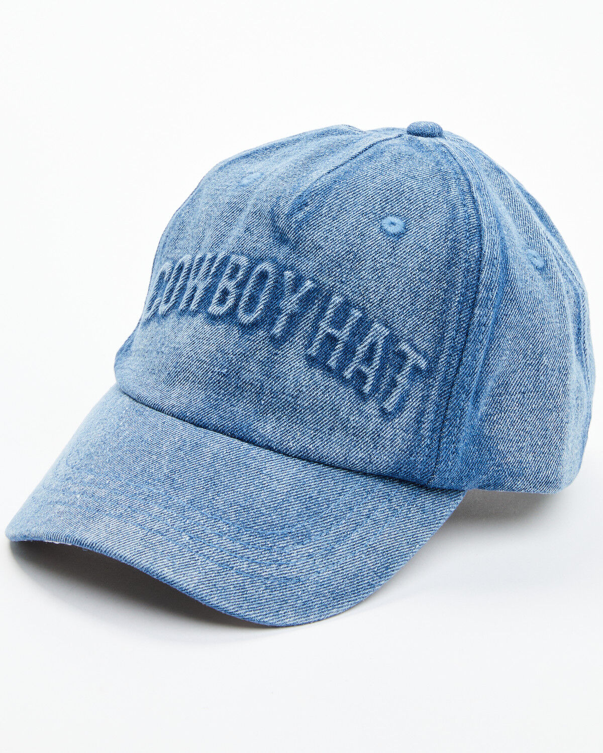 Image #1 - Shyanne Women's Denim Cowboy Hat Baseball Cap, Blue, hi-res