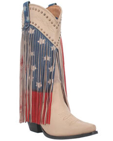 Dingo Women's Born N' USA Western Boots - Snip Toe, Sand, hi-res
