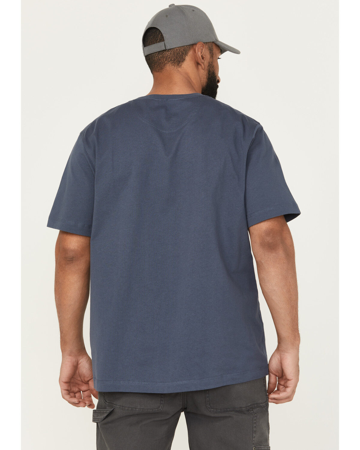 Image #4 - Lucky Brand Workwear Men's Core Logo Short Sleeve T-Shirt, Navy, hi-res