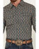 Image #3 - Gibson Trading Co Men's Remnant Paisley Print Long Sleeve Snap Western Shirt, Indigo, hi-res