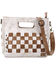 Image #1 - Bed Stu Women's Keiki Woven Crossbody Bag, Caramel, hi-res