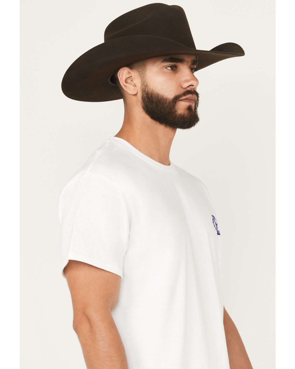 Image #3 - Bucking Chutes Men's Beer Cap Short Sleeve Graphic T-Shirt, White, hi-res