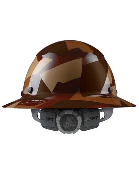 Image #3 - Lift Safety Dax Fifty/50 Desert Camo Full Brim Hard Hat , Brown, hi-res