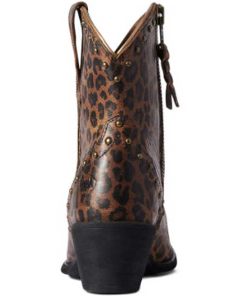 Image #3 - Ariat Women's Gracie Leopard Print Fashion Booties - Round Toe, Brown, hi-res