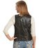 Image #3 - Kobler Floral Tooled Leather Vest, Black, hi-res