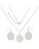 Montana Silversmiths Women's Sweet Memories Mountain Glacier Turquoise Jewelry Set, Silver, hi-res