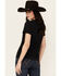 Image #4 - Wrangler Women's Saddle Short Sleeve Graphic Tee, Black, hi-res