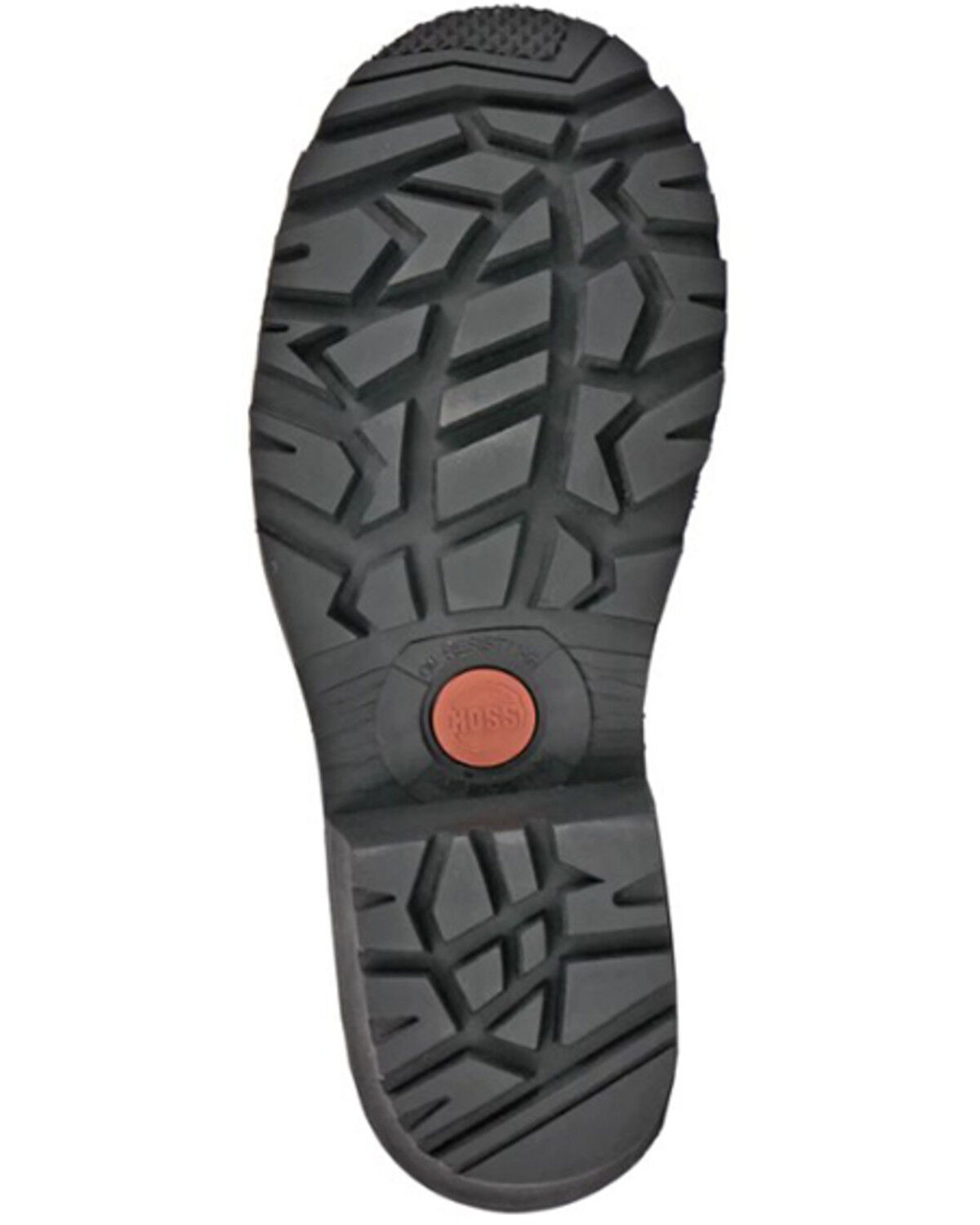 Image #5 - Hoss Men's 8" Cross Cut Waterproof Logger Work Boots - Composite Toe, Black, hi-res