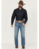 Image #1 - Ariat Men's M2 Prince Arcadia Medium Wash Relaxed Bootcut Stretch Denim Jeans, Medium Wash, hi-res