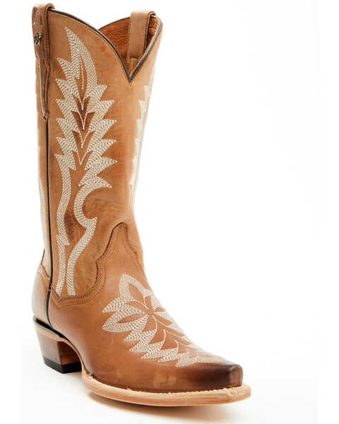 Dan Post Women's Rochelle Western Boots - Snip Toe , Honey, hi-res