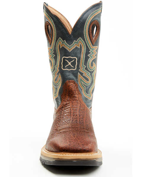 Image #4 - Twisted X Men's Horseman Western Boots - Square Toe, Brown, hi-res