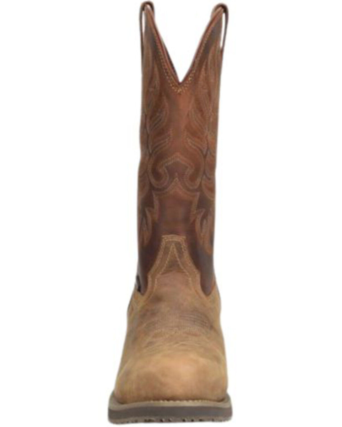 Image #4 - Double H Men's Garza Waterproof 12" Work Boots - Composite Toe, Dark Brown, hi-res