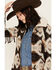 Image #3 - Powder River Outfitters Women's Southwestern Jacquard Fringe Coat, Brown, hi-res