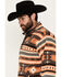 Image #2 - Cinch Men's Southwestern Print 1/4 Snap Pullover, Multi, hi-res