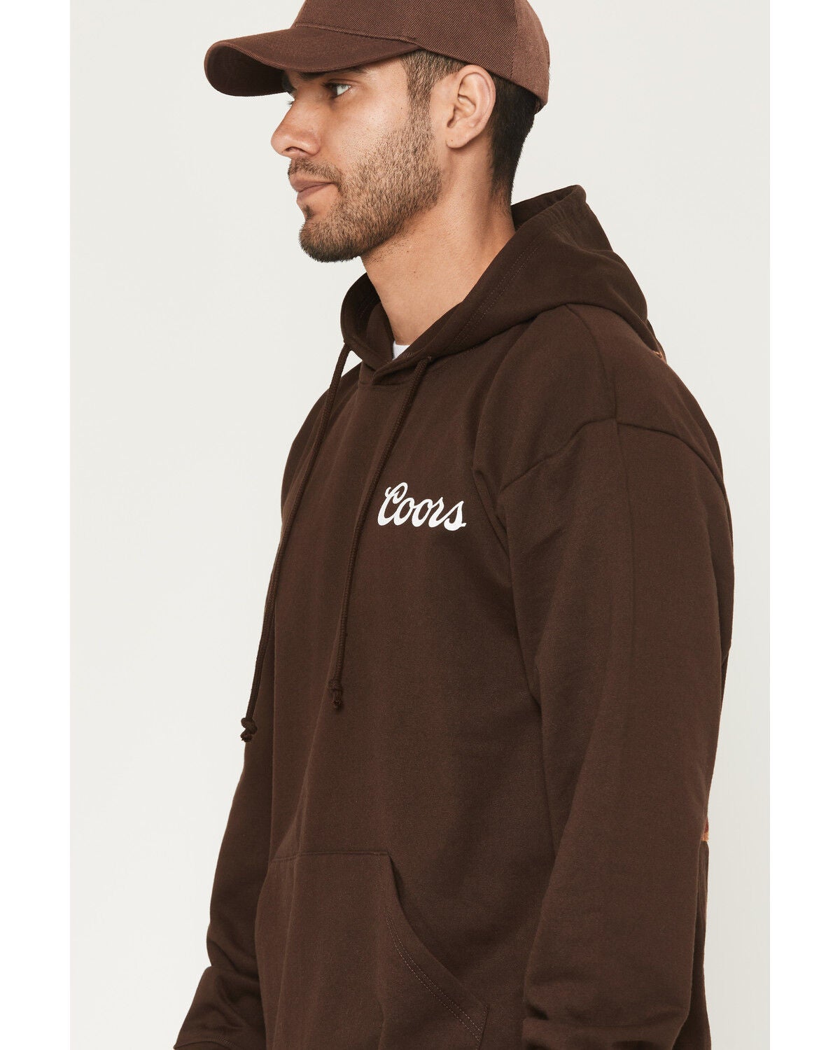 Image #3 - Coors Men's Desert Rider Hooded Sweatshirt, Dark Brown, hi-res
