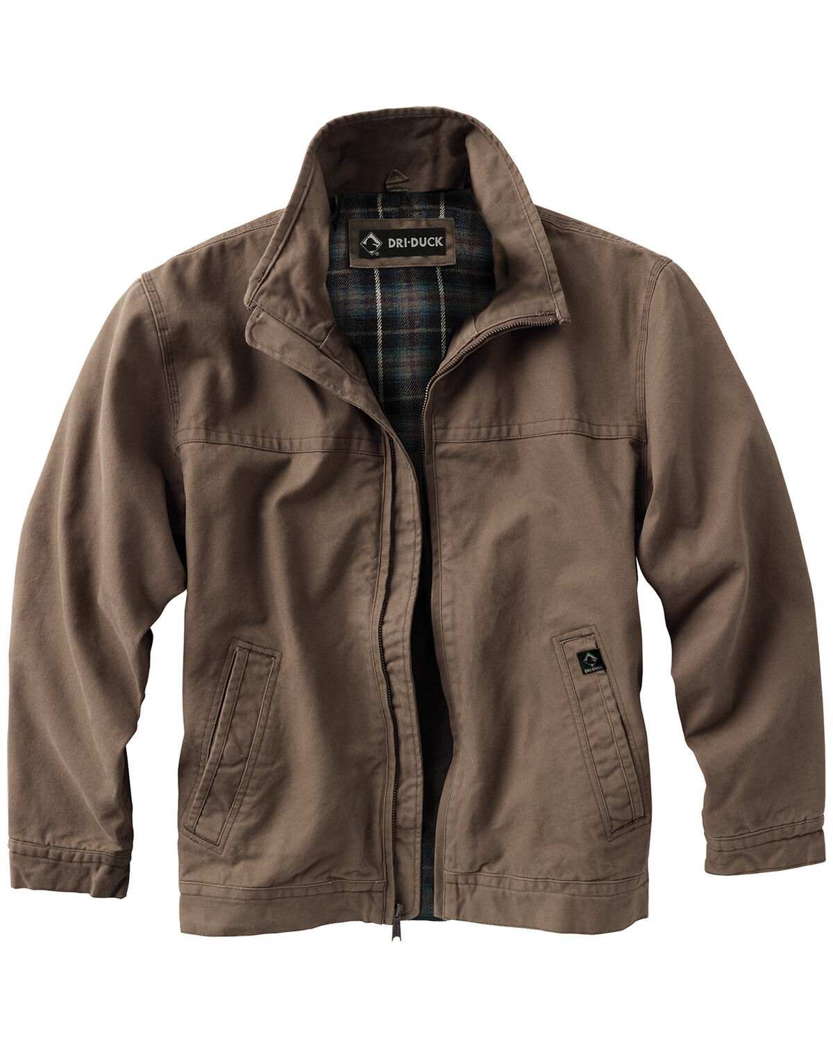 Image #1 - Dri Duck Men's Maverick Work Jacket, Khaki, hi-res