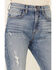 Sneak Peek Women's High Rise Straight Leg Jeans, Blue, hi-res