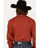 Image #4 - Cinch Men's Modern Fit Small Geo Print Snap Western Shirt, Red, hi-res