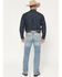 Image #3 - Ariat Men's M7 Rocker Shasta Light Wash Slim Straight Stretch Denim Jeans, Blue, hi-res