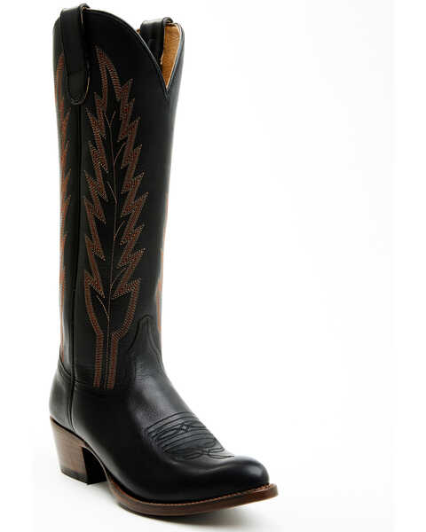Image #1 - Macie Bean Burnin' Daylight Western Boots - Medium Toe, Black, hi-res