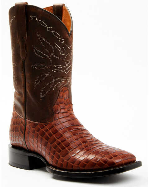 Image #1 - Cody James Men's 11" Western Boots - Broad Square Toe, Bark, hi-res