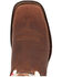 Image #6 - Durango Men's Mexico Flag Western Performance Boots - Steel Toe, Sand, hi-res