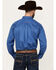 Image #4 - Ariat Men's Team Solid Twill Logo Long Sleeve Button-Down Western Shirt, Dark Blue, hi-res