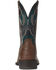 Image #3 - Ariat Men's Crocodile Print Sport Buckout Western Performance Boots - Broad Square Toe, Brown, hi-res