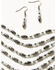 Image #2 - Shyanne Women's Enchanted Forest Multi-Strand Necklace & Earrings Set, Pewter, hi-res