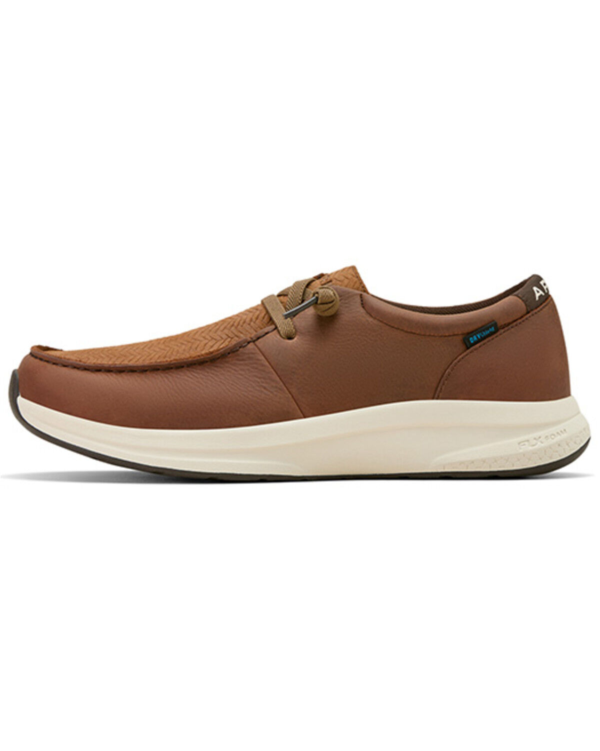 Image #2 - Ariat Men's Buckeye Waterproof Casual Shoes - Moc Toe, Brown, hi-res