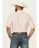 Image #4 - Ariat Men's Winter Pro Series Striped Short Sleeve Button-Down Western Shirt, Tan, hi-res