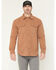 Image #1 - Hawx Men's Sal Twill Solid Button-Down Work Shirt Jacket, Rust Copper, hi-res