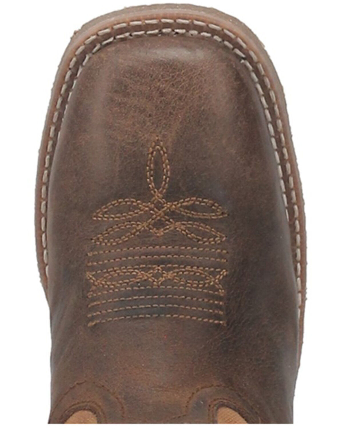 Image #6 - Laredo Women's Caney Western Performance Boots - Broad Square Toe, Honey, hi-res