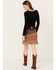 Image #3 - Vocal Women's Star Fringe Skirt, Black, hi-res