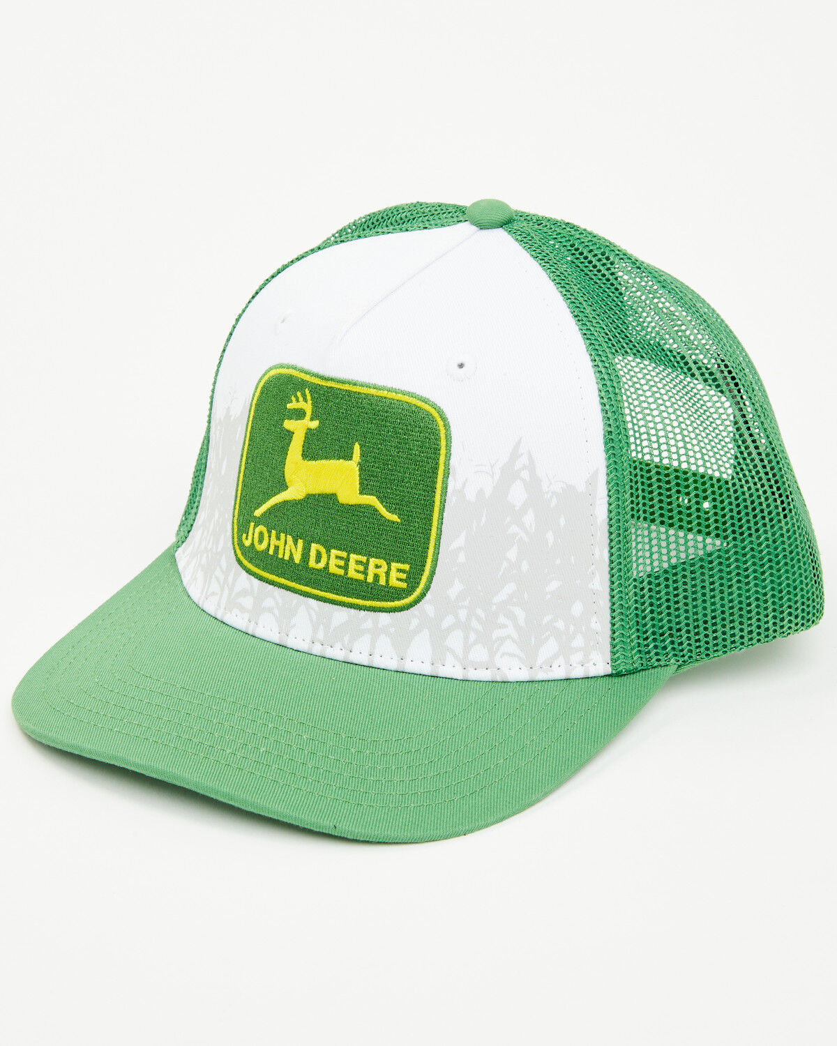 Image #1 - John Deere Men's Logo Ball Cap, Green, hi-res