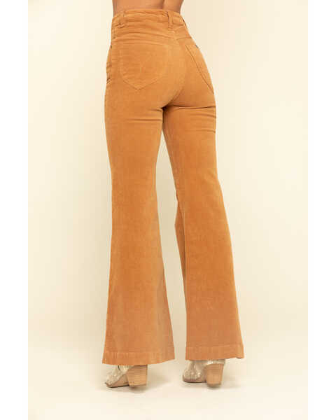 Image #5 - Rolla's Women's Corduroy Flare Jeans, Tan, hi-res