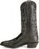 Image #3 - Justin Men's London Calfskin Western Boots - Medium Toe, Black, hi-res