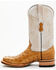 Image #3 - Tanner Mark Men's Exotic Ostrich Western Boots - Broad Square Toe, Tan, hi-res